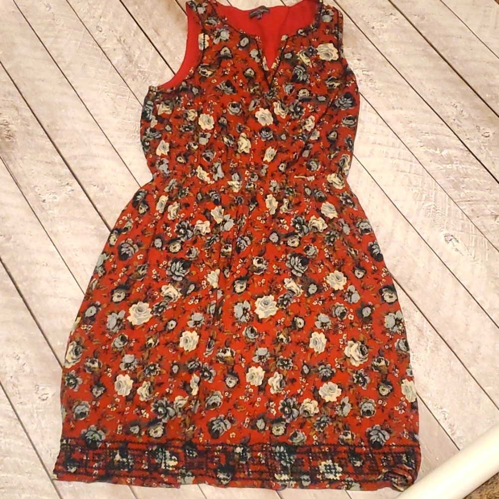 Market & Spruce Women’s Auria Sleeveless Floral Dress Size M